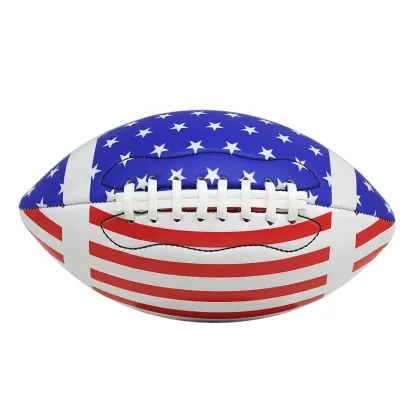 machine stitched professional american footballs