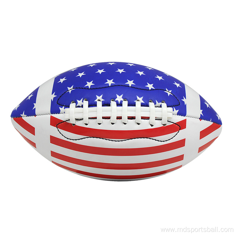 machine stitched professional american footballs