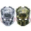 Máscara Predator Prata com Fita Vermelha