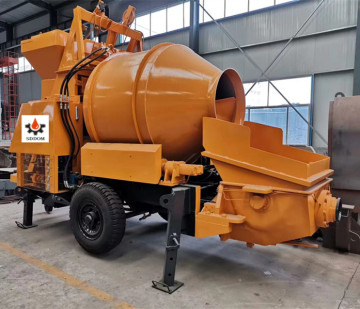 Portable Electric Diesel Engine Concrete Mixer Trailer Pump - Good Price SDDOM Mini