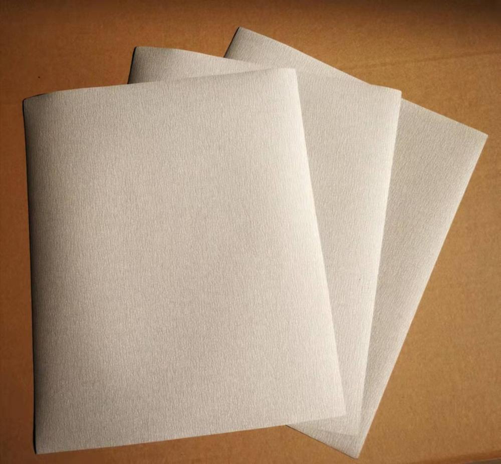 Dry White Abrasive Paper