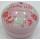 Round Pink Elk Candy Tin Box