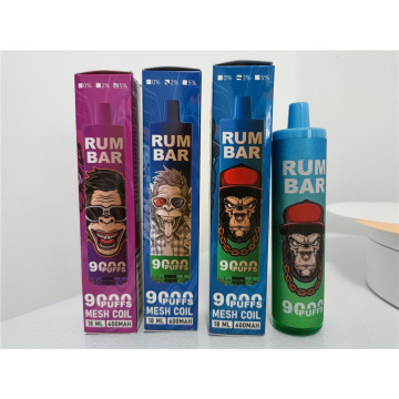 Hot Sale Rum Bar 9000 Puffs Vape descartável