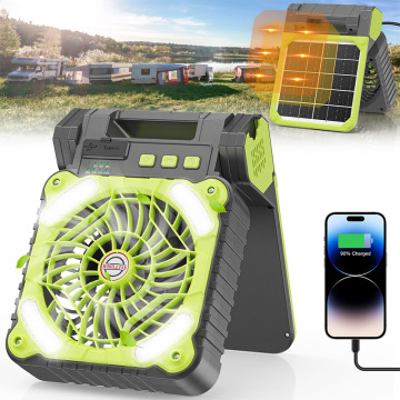 Long-Endurance Foldable Rechargeable Camping Fan