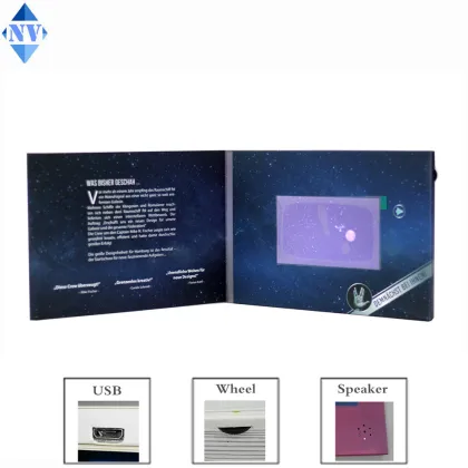 5inch video greeting card video book