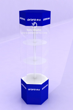 Customisierte Acryl -rotierende Anzeigeausstellungsständer mit LED