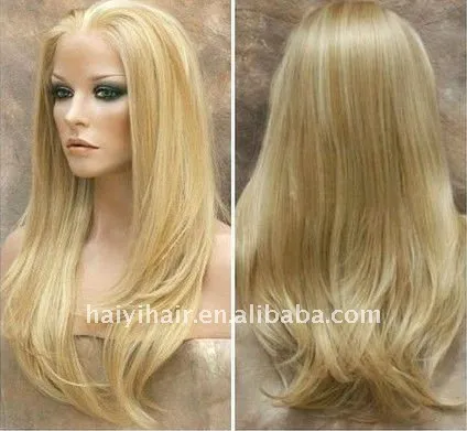 Un processed Natural blonde wigs