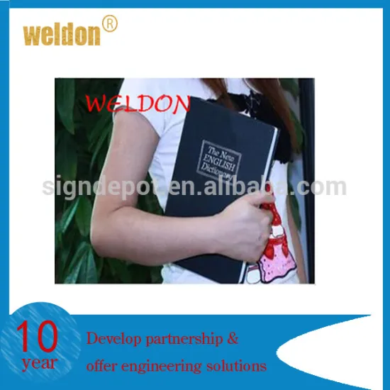 WELDON Hot Selling Fake Book With Key Lock Book Safe