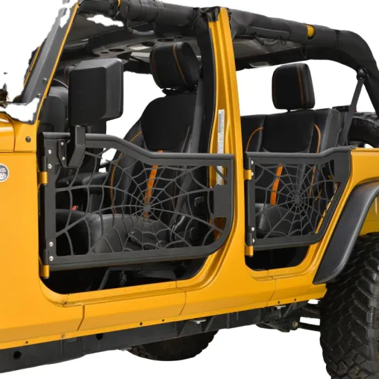 Steel Pipe Door Tube Door for Jeep Wrangler JK 2007-ON - Auto Parts