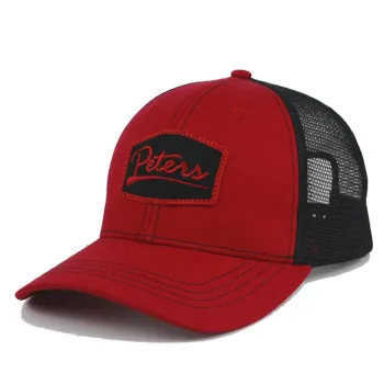 Custom Mesh Trucker Hats with Polyester Front and Cotton Back