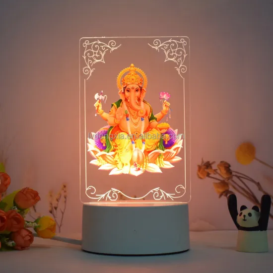 Wholesale Diwali Lighting Decorations: 3D Acrylic LED Table Lamps and Night Lights for Home and Bedroom in India