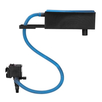 RS Aquarium Top Filter for Pump Water Box - Adjustable Length Filter Container for Fish Tank