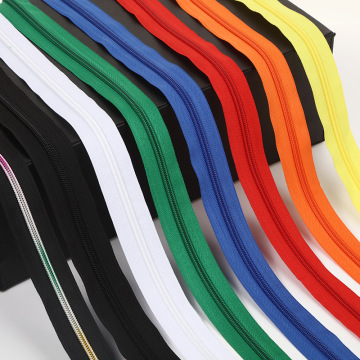 Langketten -Nylonspule Reißverschluss Reißverschlüsse für Handtaschen Marke