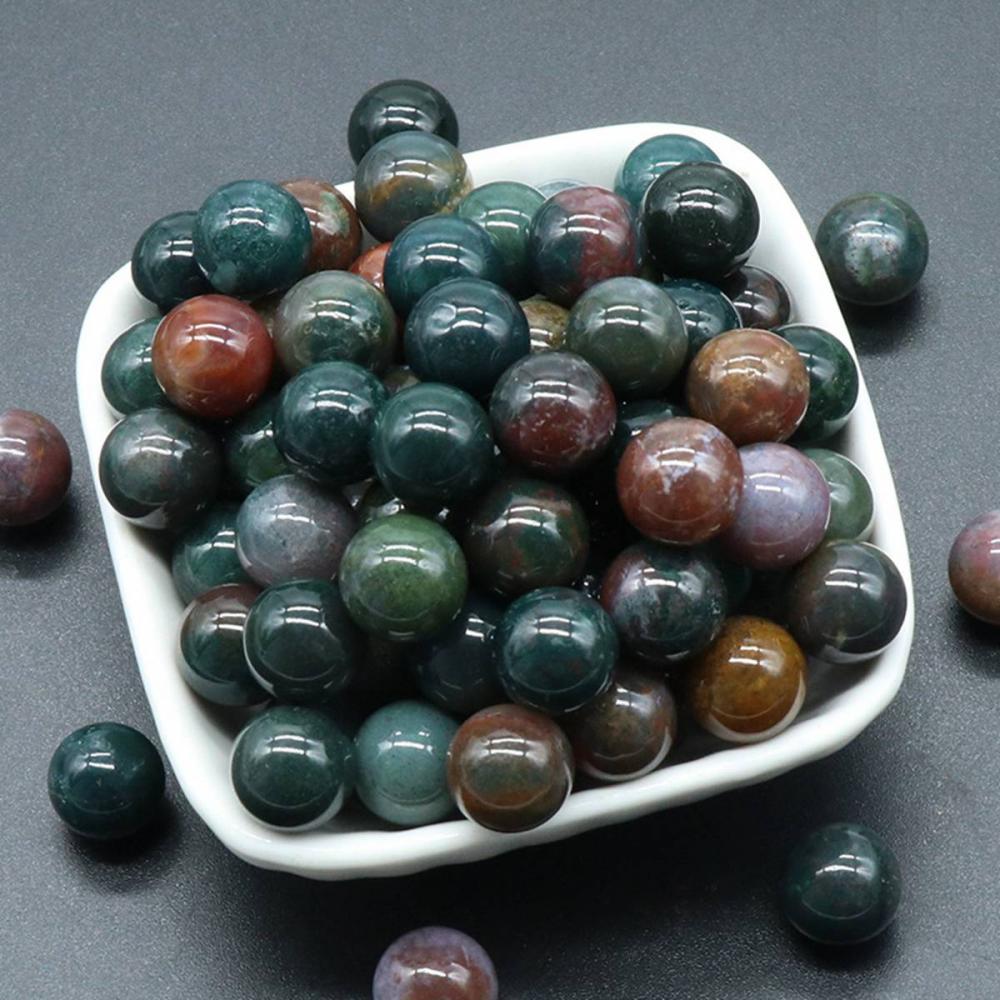 Boules de chakra jasper de 20 mm pour le soulagement du stress Méditation Équilibrer la décoration de la maison Balques de cristal sphères polies