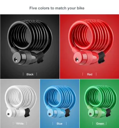 Wenzhou Jinjian T503 Bicycle Steel Cable Sprial Lock