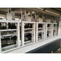 Wood board frame line sanding machine