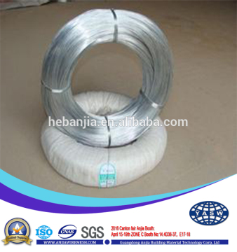 China manufacture 2016 hot sale low-carbon electric galvanized steel wire in stock(ISO9001 factory)