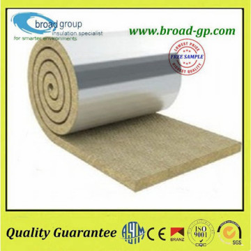 Acoustic insulation blankets aluminum foil rock wool insulation for construction roof