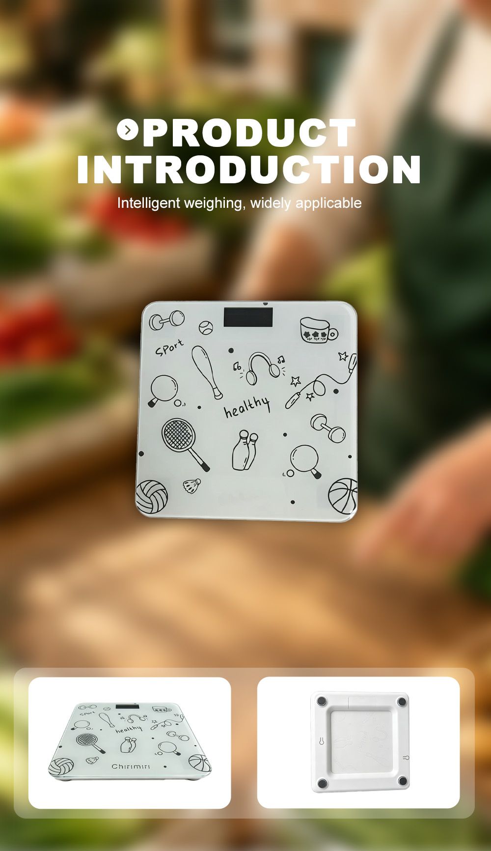 YHD‑1010 Sport Pattern Body Scale X
