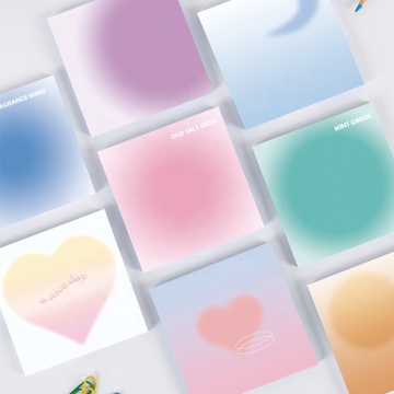 Gradient Memo Pads & Sticky Notes for Home, School, and Office