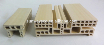 Hot sale security and decoraion PVC/WPC door frame with architrave