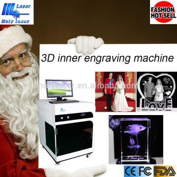 3d laser engrave crystal screed machines