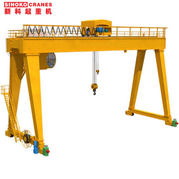MG Model Double Girder Gantry Crane - 5 to 40 Tons with Winch System