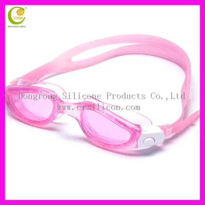 Rainbow swimming goggles,waterproof silicone rubber swimming goggles,indoor glass swimming pool
