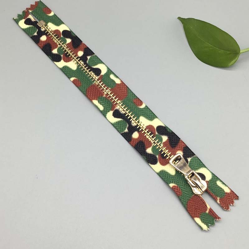 Best Quality camo metal zipper for garment