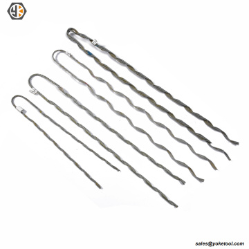 Agarre preformado sin salida para líneas aéreas