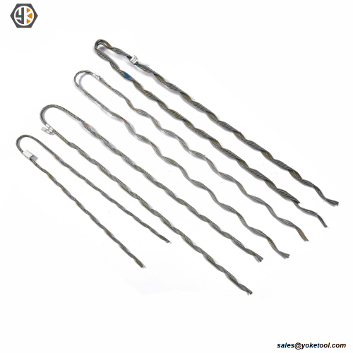 Agarre preformado sin salida para líneas aéreas