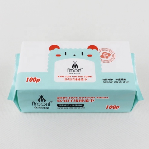 Khăn khô mặt siêu mềm và dày có thể phân hủy sinh học