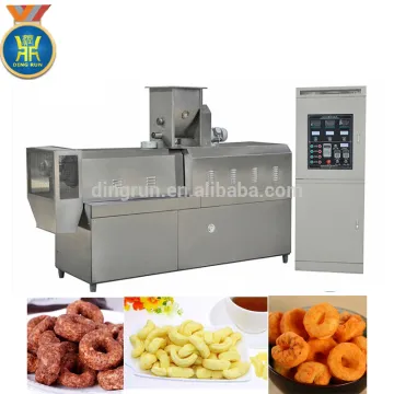 hollow puffed corn machine corn tube snack machine