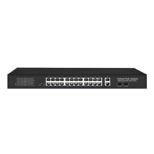 24ports 1000 ميغابت في الثانية مفتاح Ethernet ، 2 الوصلة الصاعدة و SFP