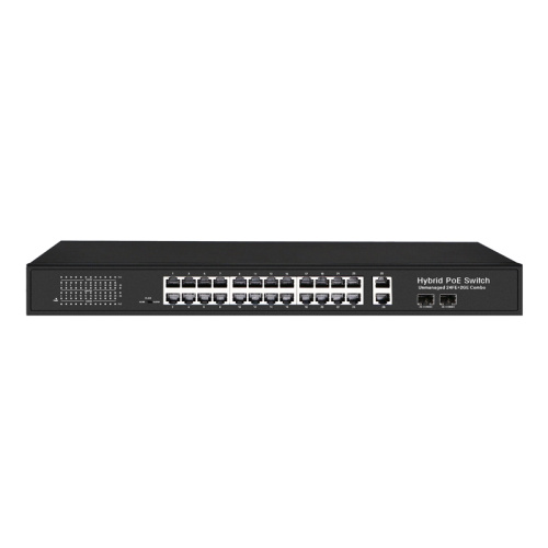 24Ports 1000Mbps Ethernet Switch, 2 uplink and SFP