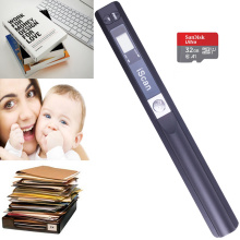 IScan01 Handheld Scanner A4 Document Book Pen Scanner Portable Colorful Scanner Mini Handscanner Support JPEG Or PDF Format USB