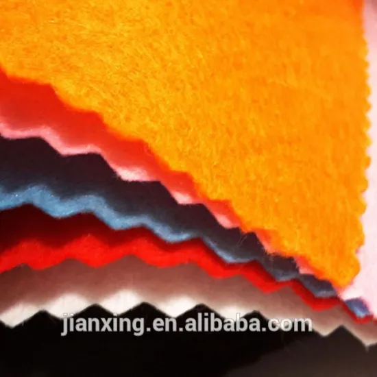 Factory cheap price needle punch nonwoven polyester felt fabric in Dongguan China