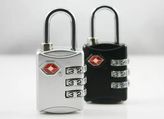 TSA 3 Dial Combination Luggage Pad Lock 