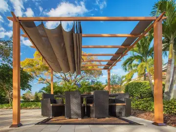 Customizable Color Aluminum Pergola