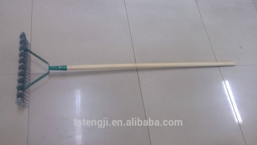 tangshan produce Two face steel rakes with handle