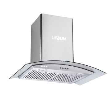 Hot Sell Powerful Free Standing Quiet Design Integrated Kitchen Range Cooker Hood