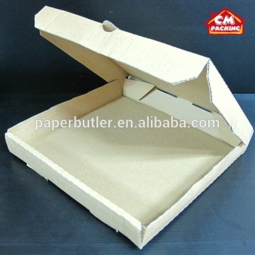 Food grade ecofriendly triangle corrugated pizza box