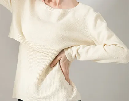 Casual all-in-one knit sweater