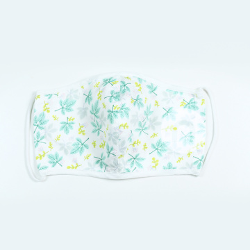 VACATION FLORAL TEXTILE MASK