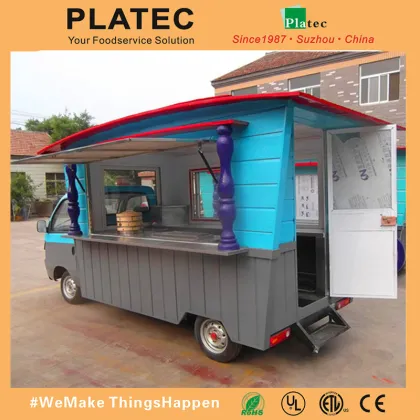 China Manufacture High Quality Food Truck Fast Food Van/Fast Food mobile kitchen van For Sale