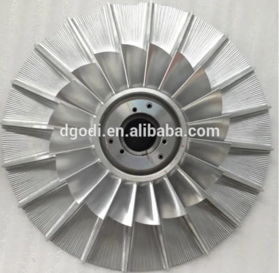 7075 aluminum machining turbine impeller stator for locomotive turbocharger parts