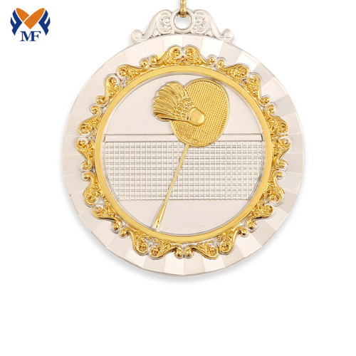 Badminton Players Gold Bronze Medal