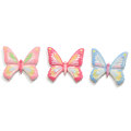 Vente chaude 100 Pcs / Lot papillon résine Flatback Cabochon Kawaii papillon embellissement pour Scrapbooking cheveux arcs artisanat