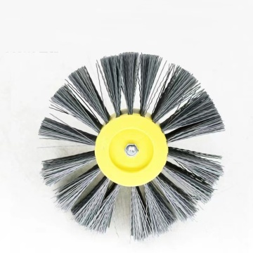 sisal and sandpaper materials hand drill brush