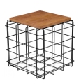 NewDesign Small Square Restaurant Coffee WoodTop Tables à thé